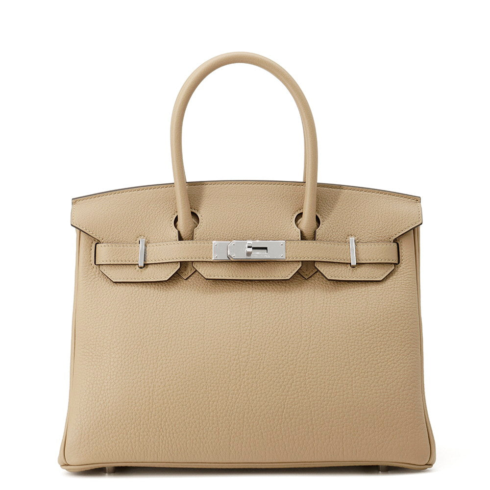 HERMES Birkin Poussiere Togo Leather Size 30