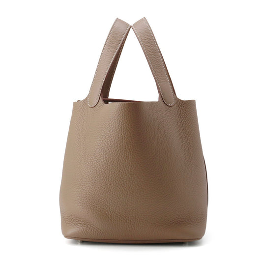 HERMES Picotin Lock Etoupe Taurillon Clemence Size MM