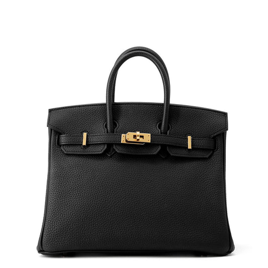 HERMES Birkin Black Togo Leather Size 25