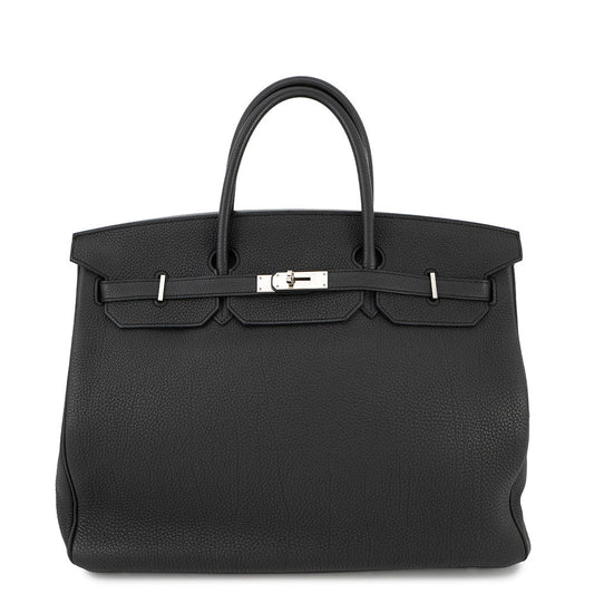 HERMES Birkin Black Togo Leather Size 40