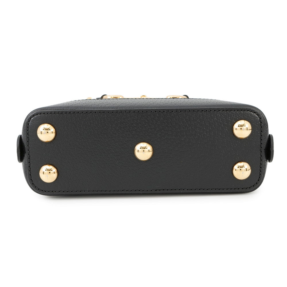 GUCCI Horsebit 2WAY Handbag Adidas collaboration Black677212 Leather