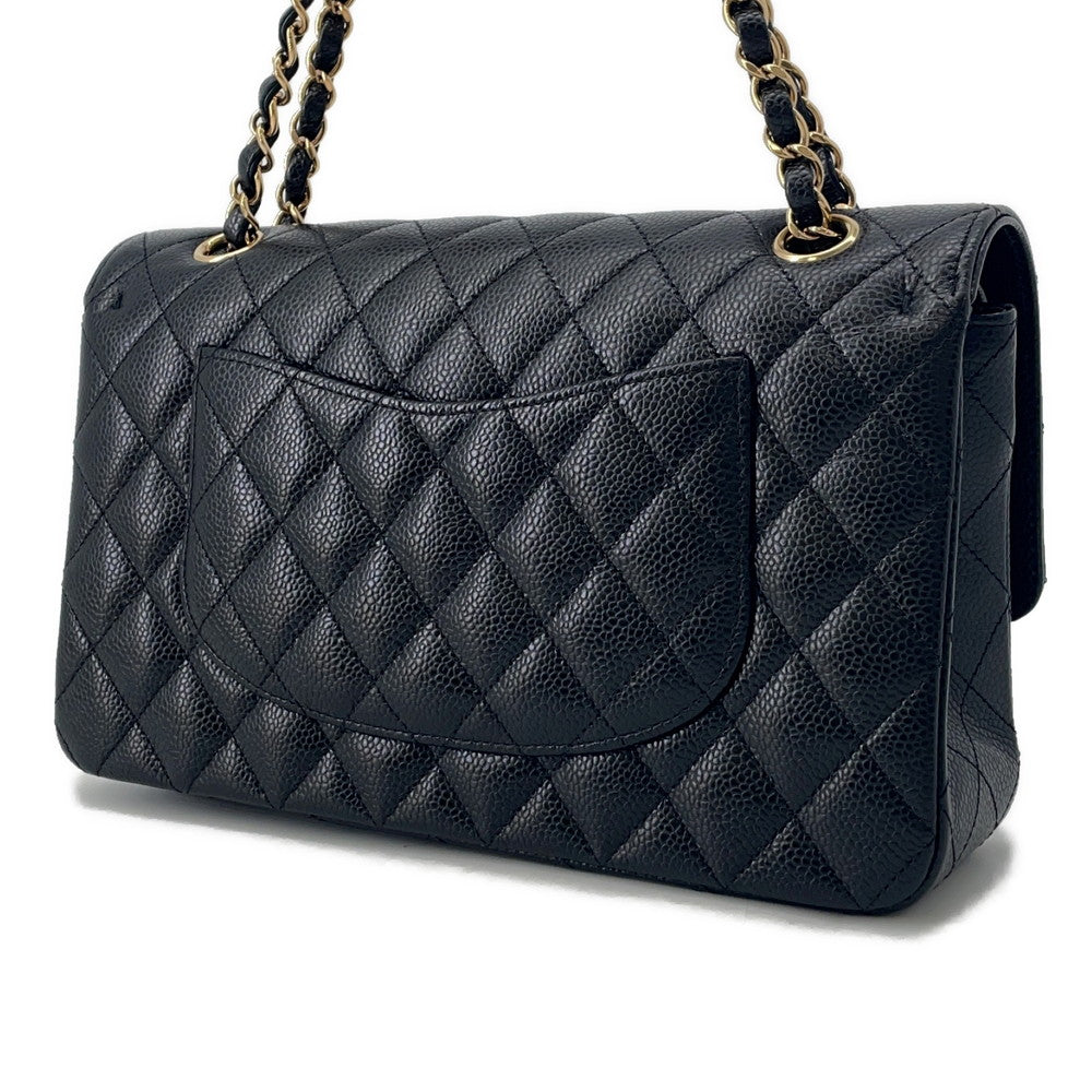 CHANEL Matelasse ChainShoulder BlackA01112 Caviar Leather
