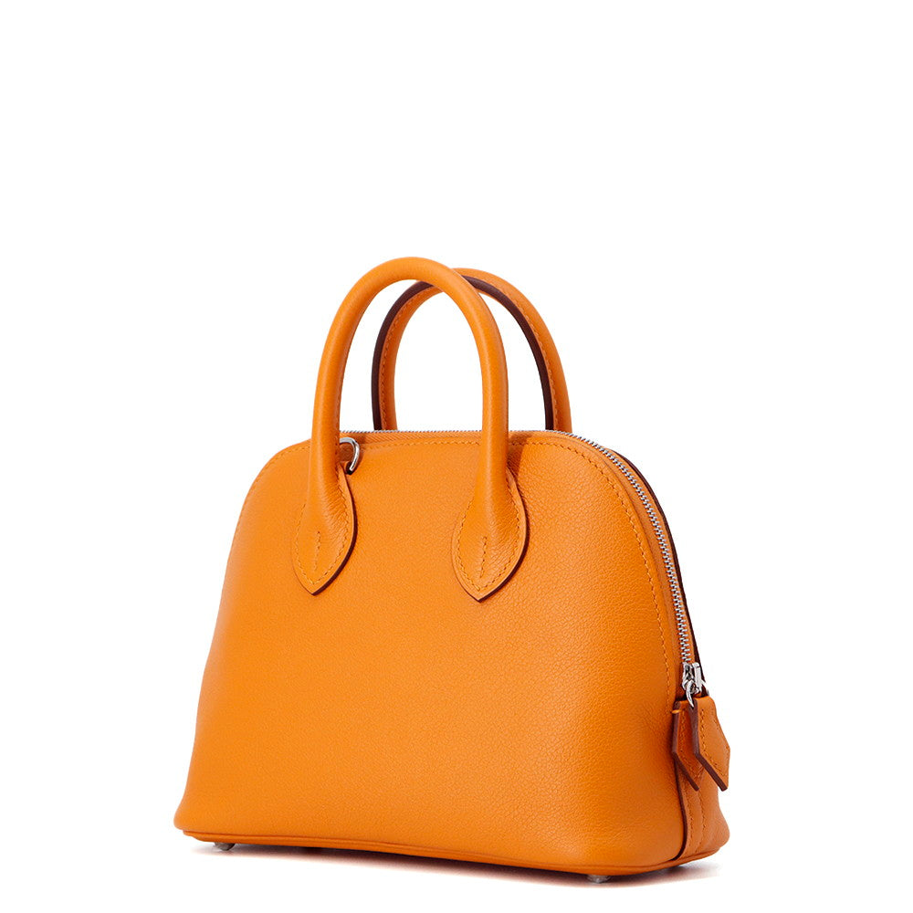 HERMES Bolide 1923 Apricot/Gold Evercolor Size Mini