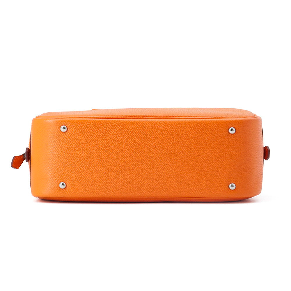 HERMES Plume Orange Epsom Size Mini