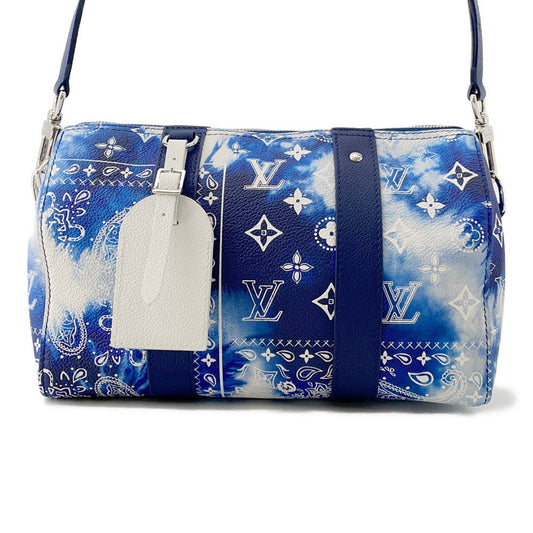 LOUIS VUITTON City・Keepall Blue/WhiteM20555 Monogram・Bandana