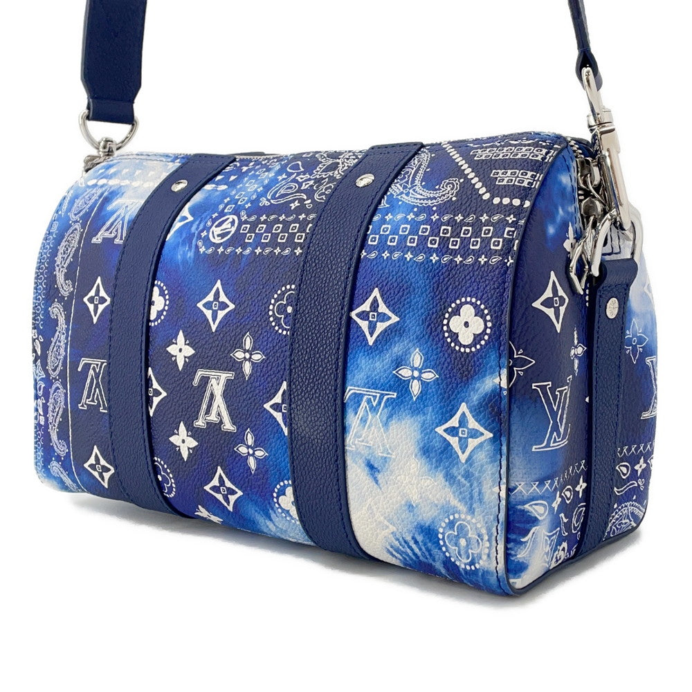 LOUIS VUITTON City・Keepall Blue/WhiteM20555 Monogram・Bandana