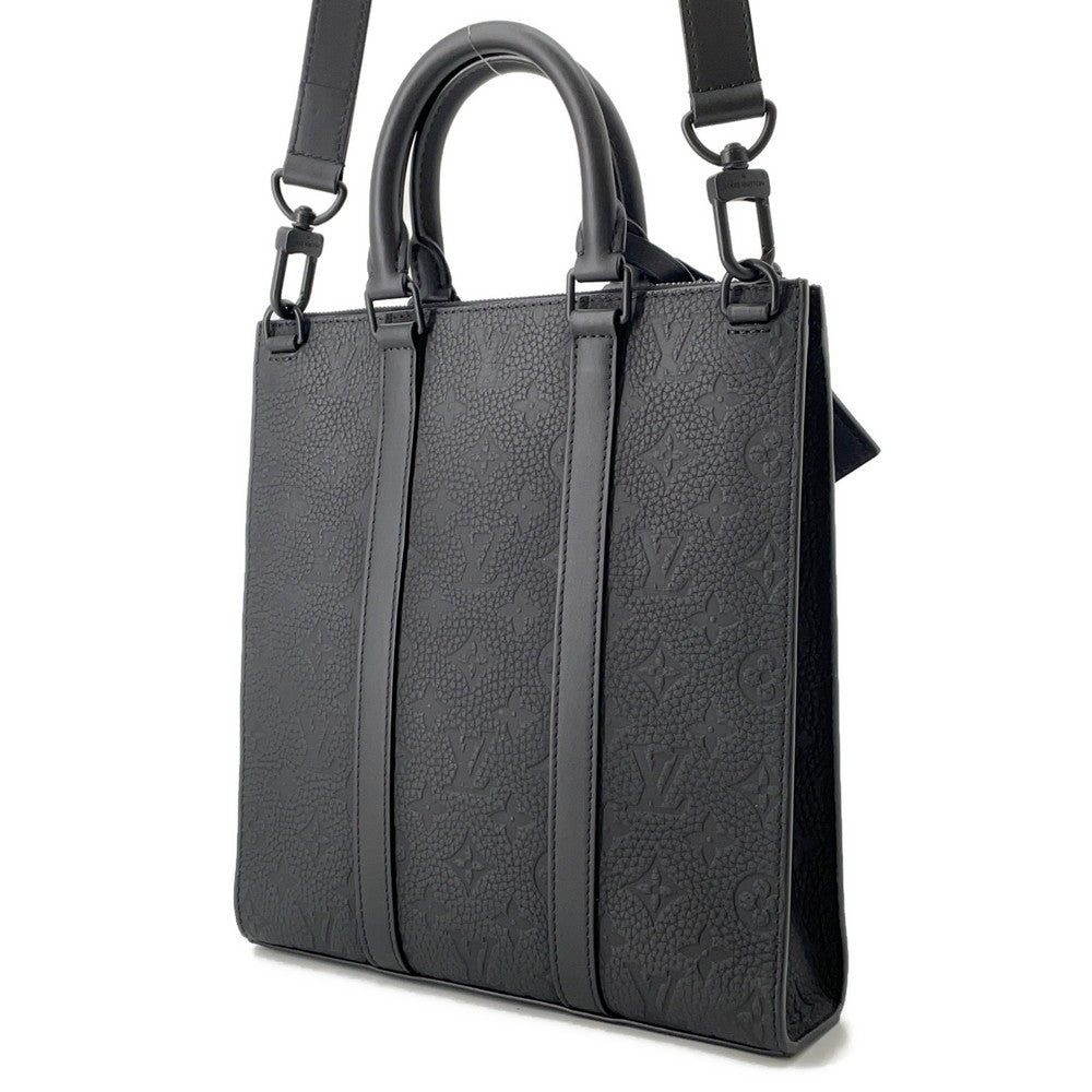 LOUIS VUITTON Sac Plat NoirM59960 Monogram ・Taurillon