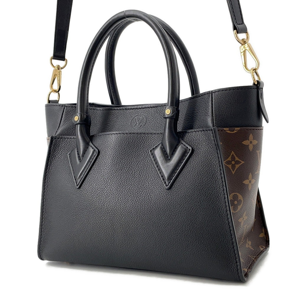 LOUIS VUITTON On My Side Noir/BrownM57728 Monogram Calf Leather Size PM