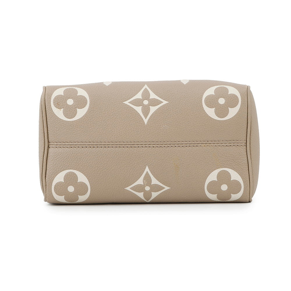 LOUIS VUITTON Speedy Bandouliere Tourterelle claimM46575 Monogram Empreinte Leather Size 20