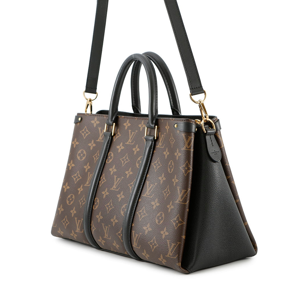 LOUIS VUITTON Soufflot NV NoirM44817 Monogram Macassar Canvas Size MM