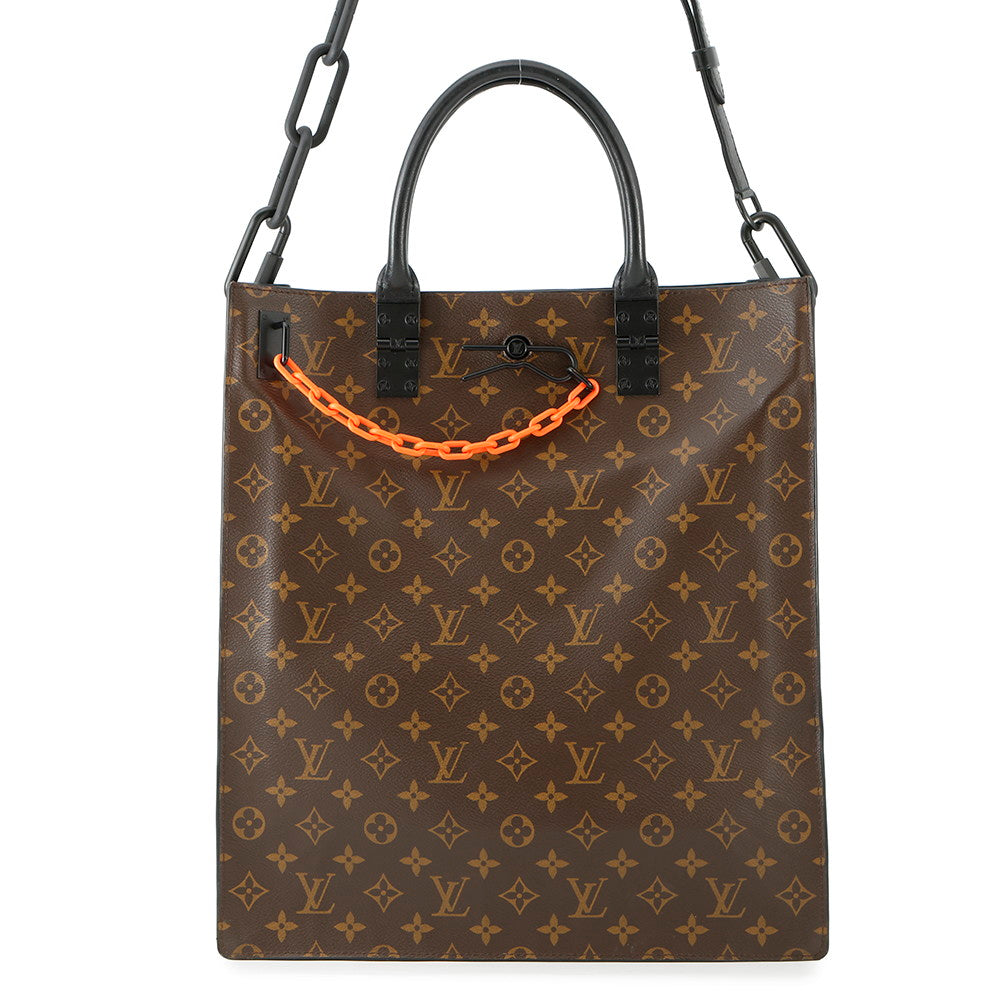 LOUIS VUITTON Sac Plat NoirM44475 Monogram / Solar Powered Ray