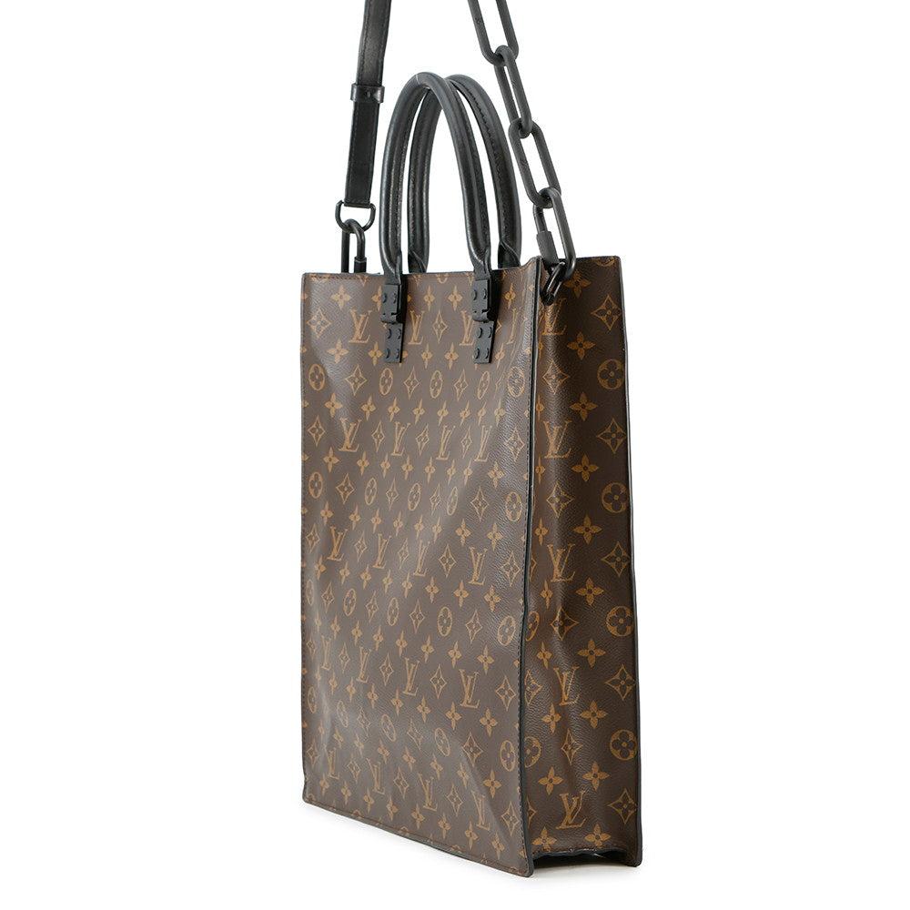 LOUIS VUITTON Sac Plat NoirM44475 Monogram / Solar Powered Ray