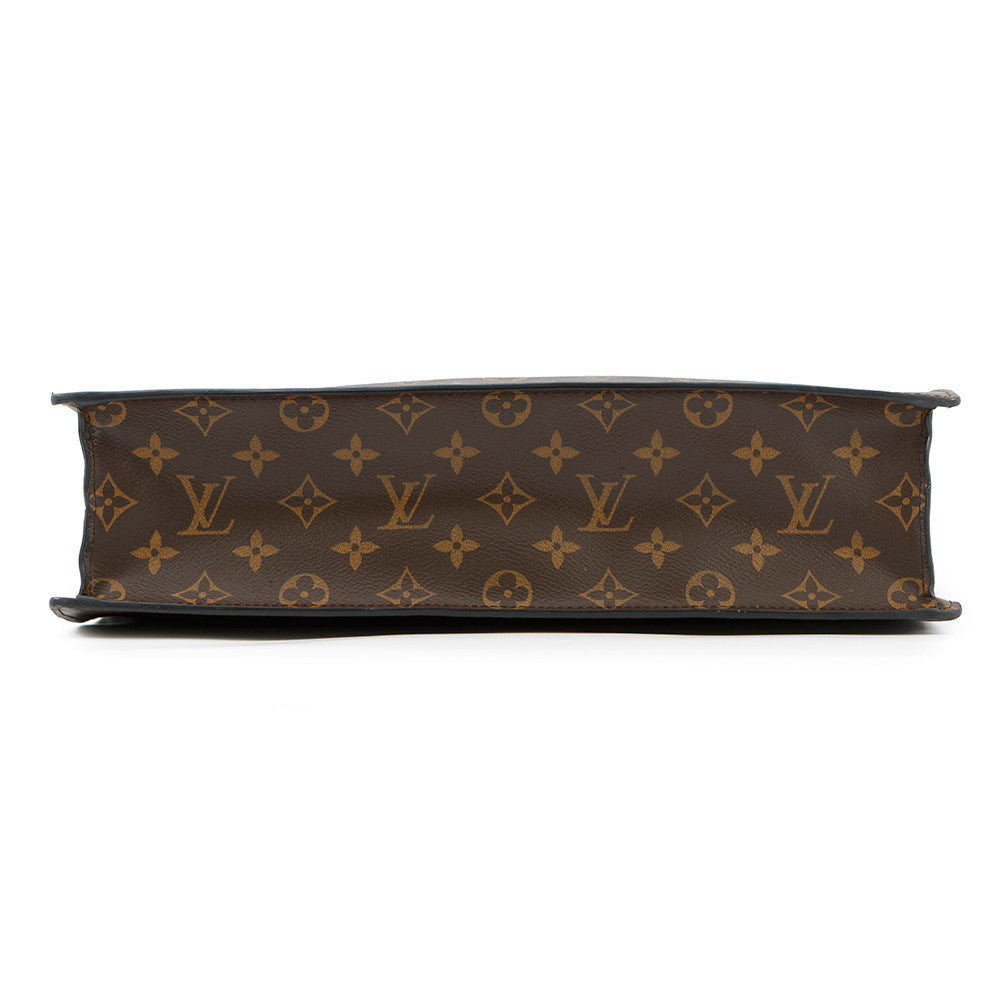 LOUIS VUITTON Sac Plat NoirM44475 Monogram / Solar Powered Ray