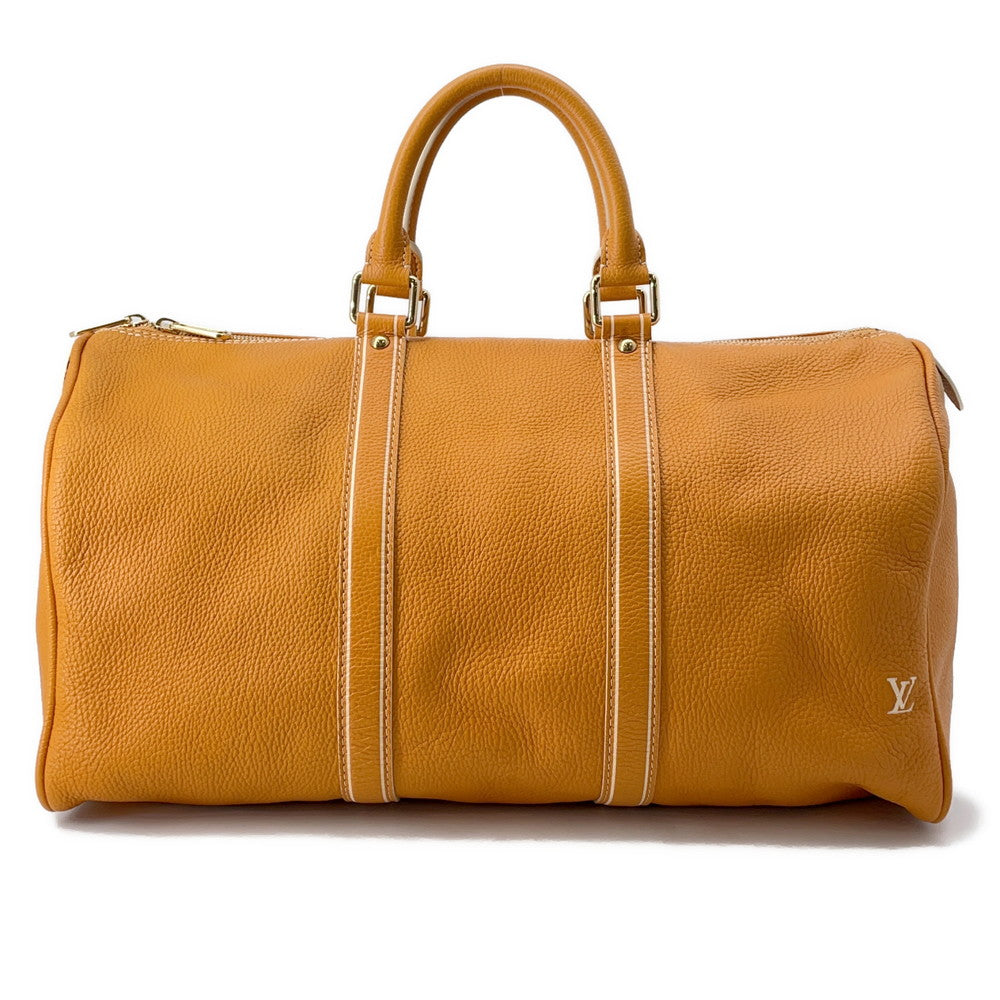 LOUIS VUITTON Keepall JauneM95138 Tobaco leather Size 50