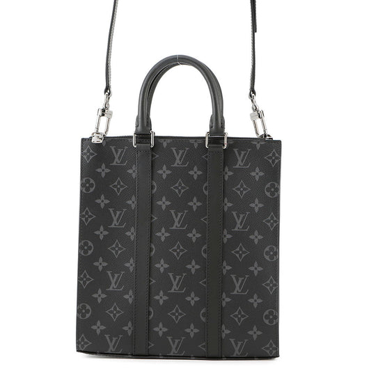 LOUIS VUITTON Sac Plat NoirM46098 Monogram Eclipse