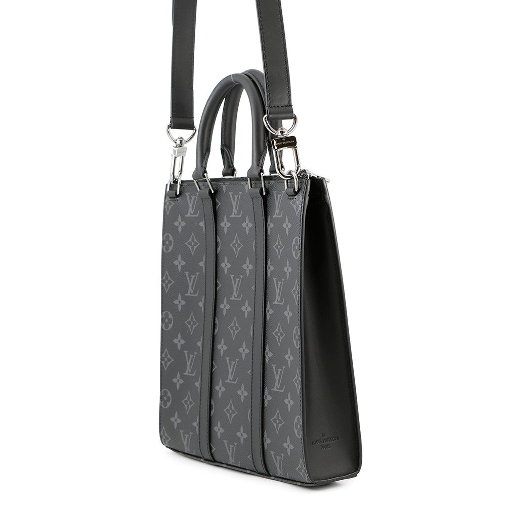 LOUIS VUITTON Sac Plat NoirM46098 Monogram Eclipse