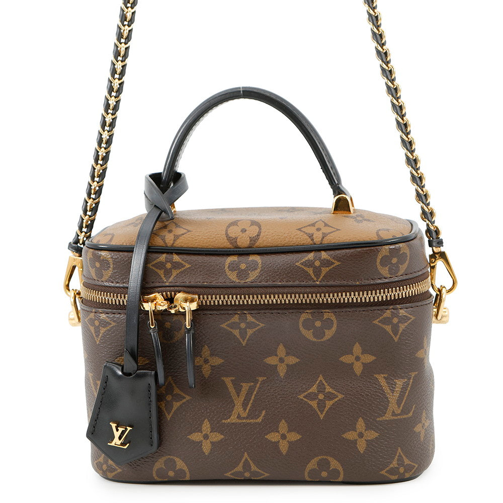 LOUIS VUITTON Vanity NV NoirM45165 Monogram Monogram Reverse Canvas Size PM