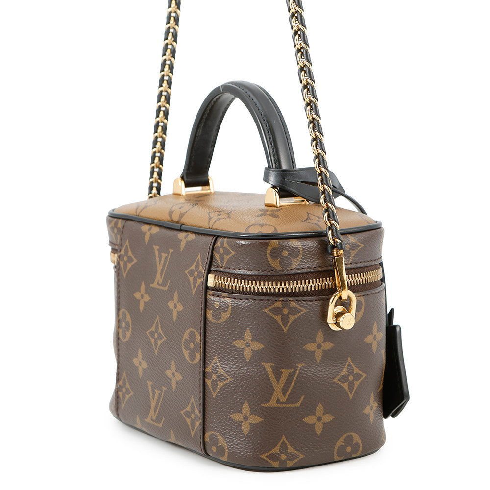 LOUIS VUITTON Vanity NV NoirM45165 Monogram Monogram Reverse Canvas Size PM