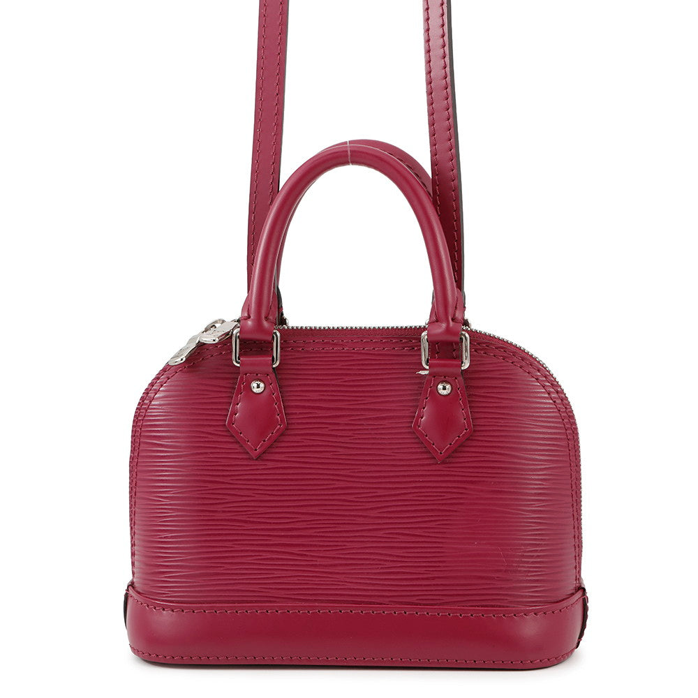 LOUIS VUITTON Nano Alma FuchsiaM50631 Epi Leather Size Nano