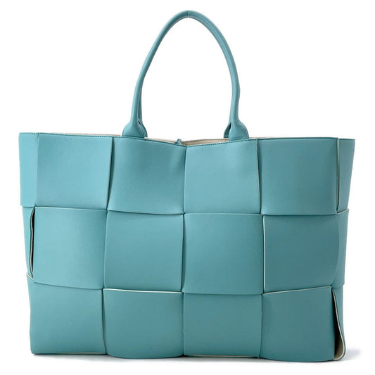Bottega Veneta alcotote Light Blue608608 Leather Size Large