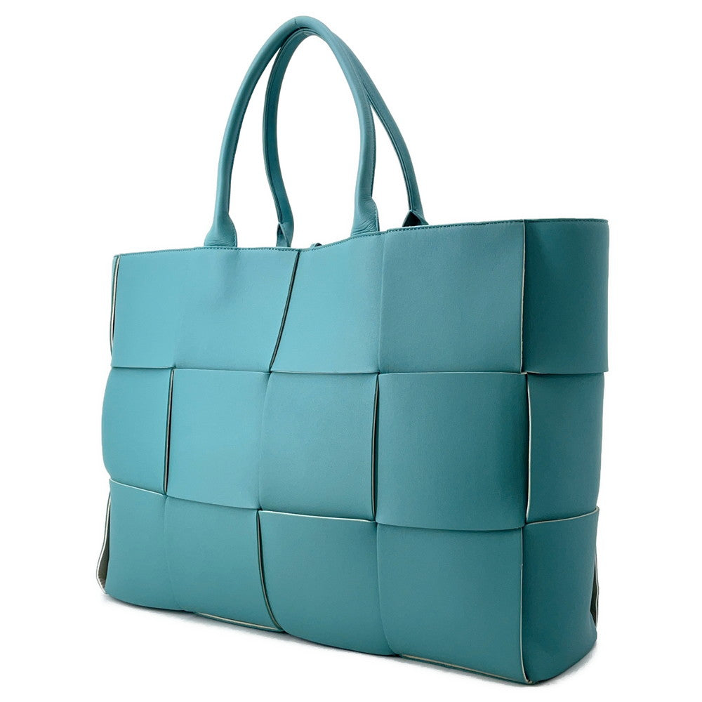 Bottega Veneta alcotote Light Blue608608 Leather Size Large