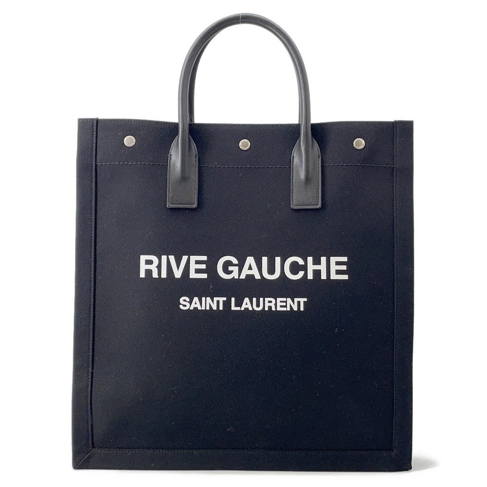 SAINT LAURENT PARIS Rive Gauche Tote Bag Black632539 Canvas