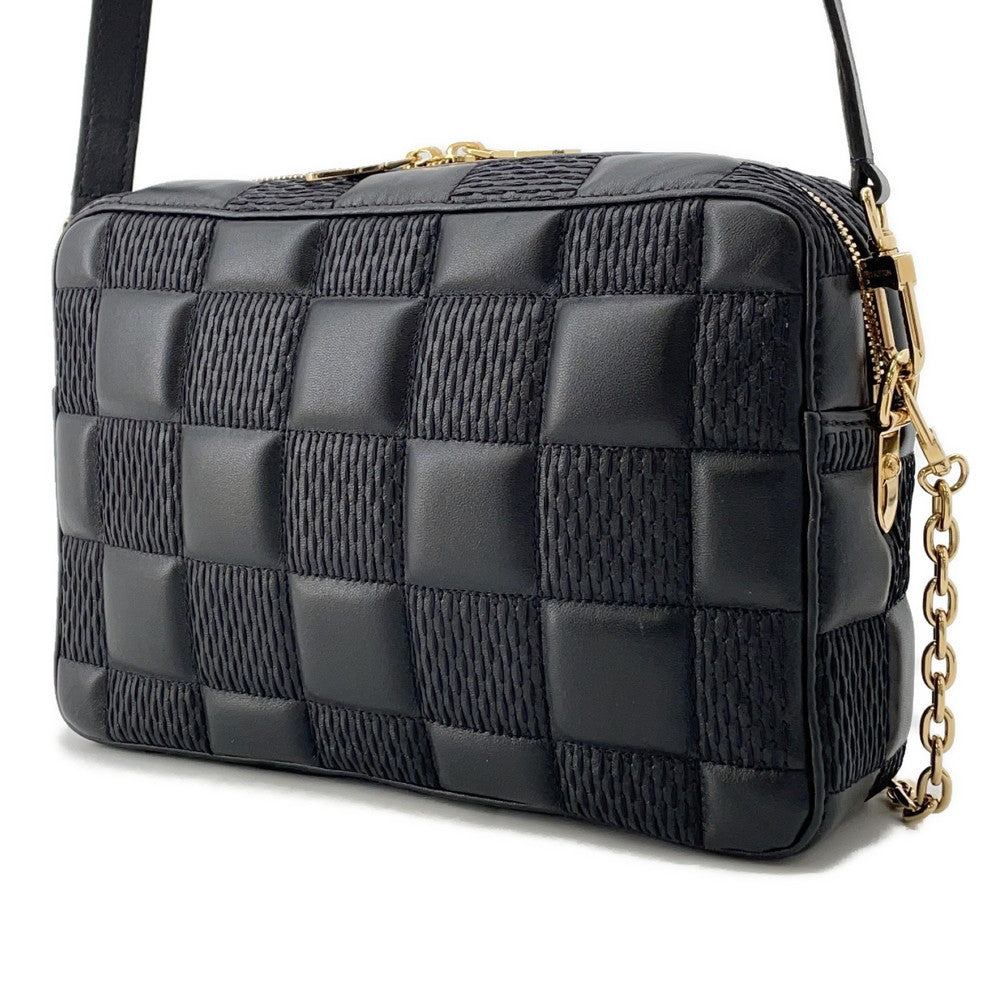 LOUIS VUITTON Troca NoirM59114 Damier Quilt Leather Size MM