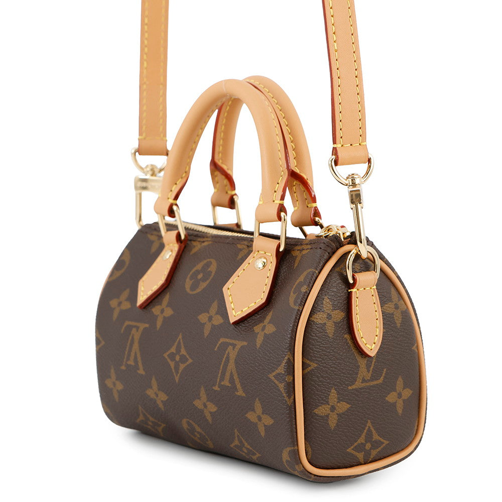LOUIS VUITTON Nano Speedy BrownM81085 Monogram
