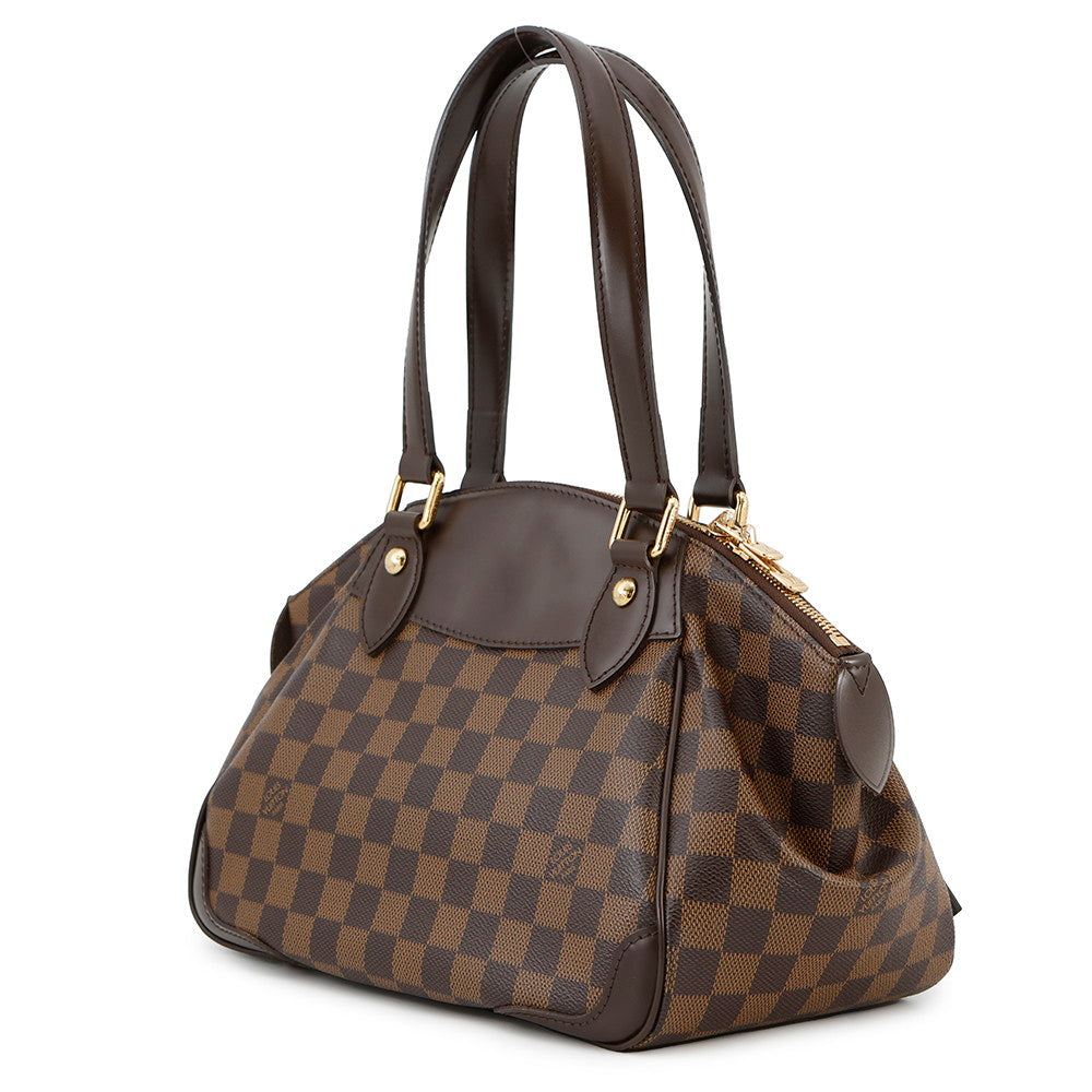 LOUIS VUITTON Verona RedN41117 Damier Ebene Canvas Size PM