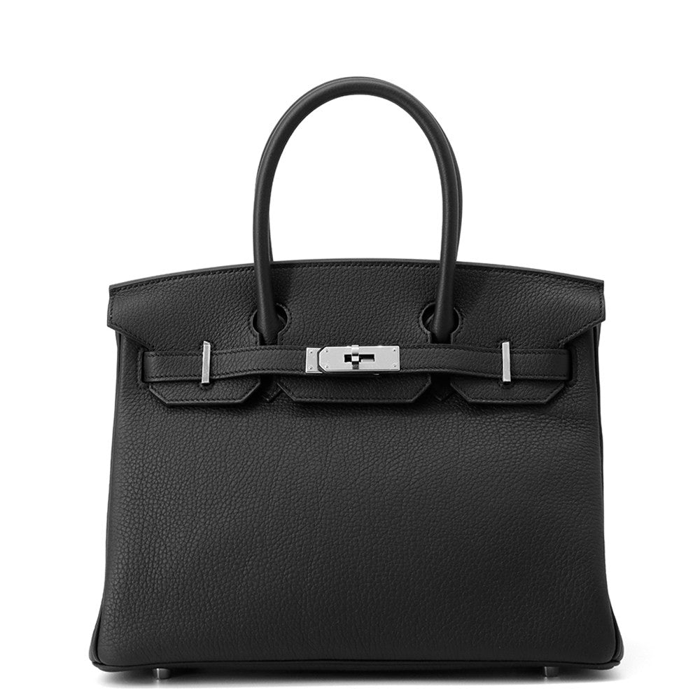 HERMES Birkin Black Togo Leather Size 30