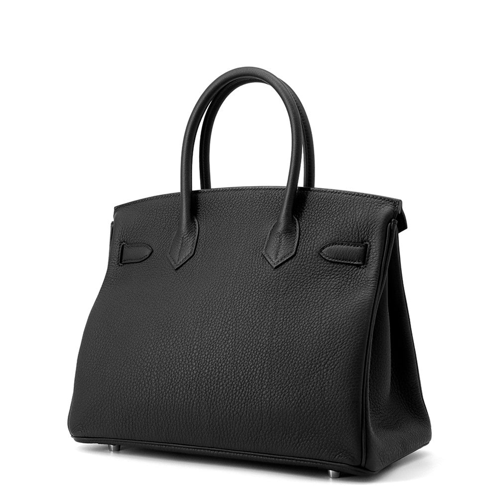 HERMES Birkin Black Togo Leather Size 30