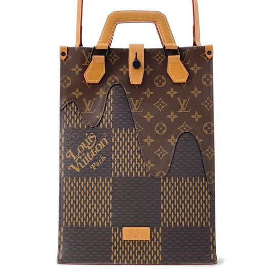 LOUIS VUITTON Mini tote NoirN40355 Damier Ebene Canvas Giant Monogram