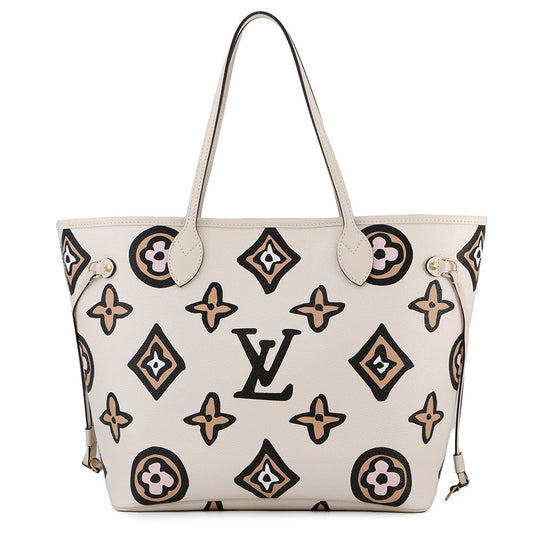 LOUIS VUITTON Neverfull claimM45819 Monogram Wild at Heart Size MM