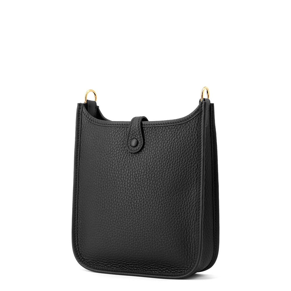 HERMES Evelyne Amazon Long Black Taurillon Clemence Size TPM