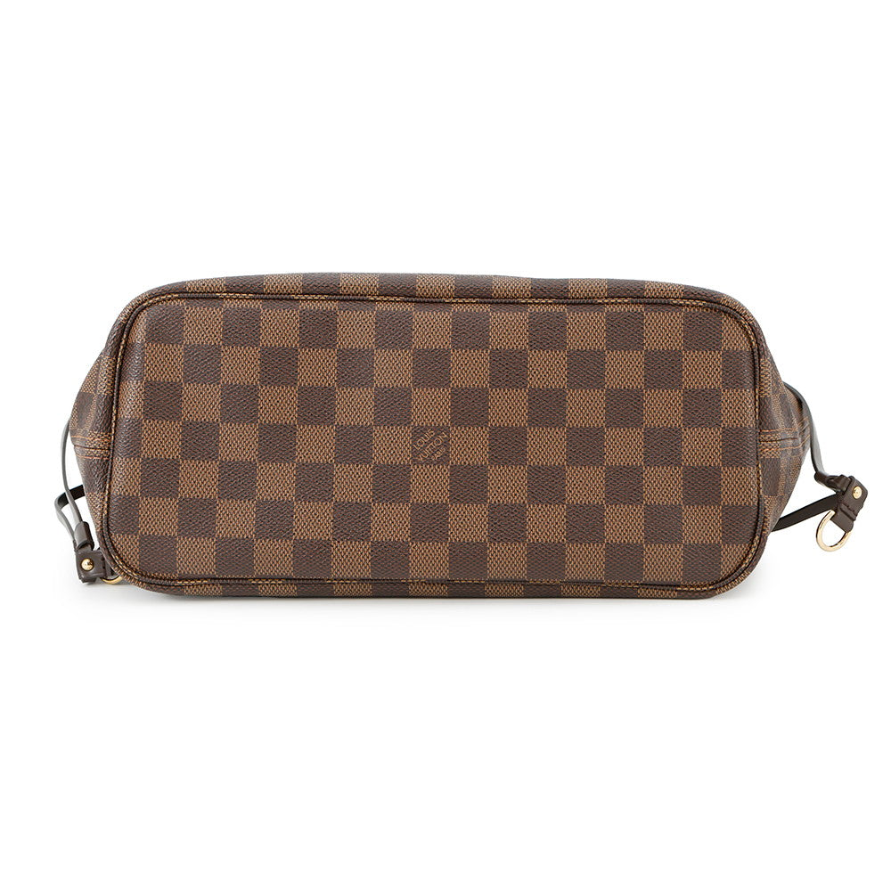 LOUIS VUITTON Neverfull RedN41359 Damier Ebene Canvas Size PM