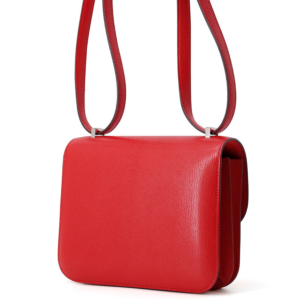HERMES Constance3 Miroir Rouge Ladue Chevre Myzore Goatskin Size Mini
