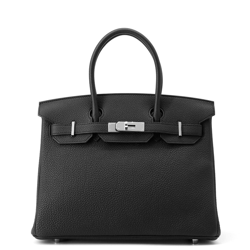 HERMES Birkin Black Togo Leather Size 30