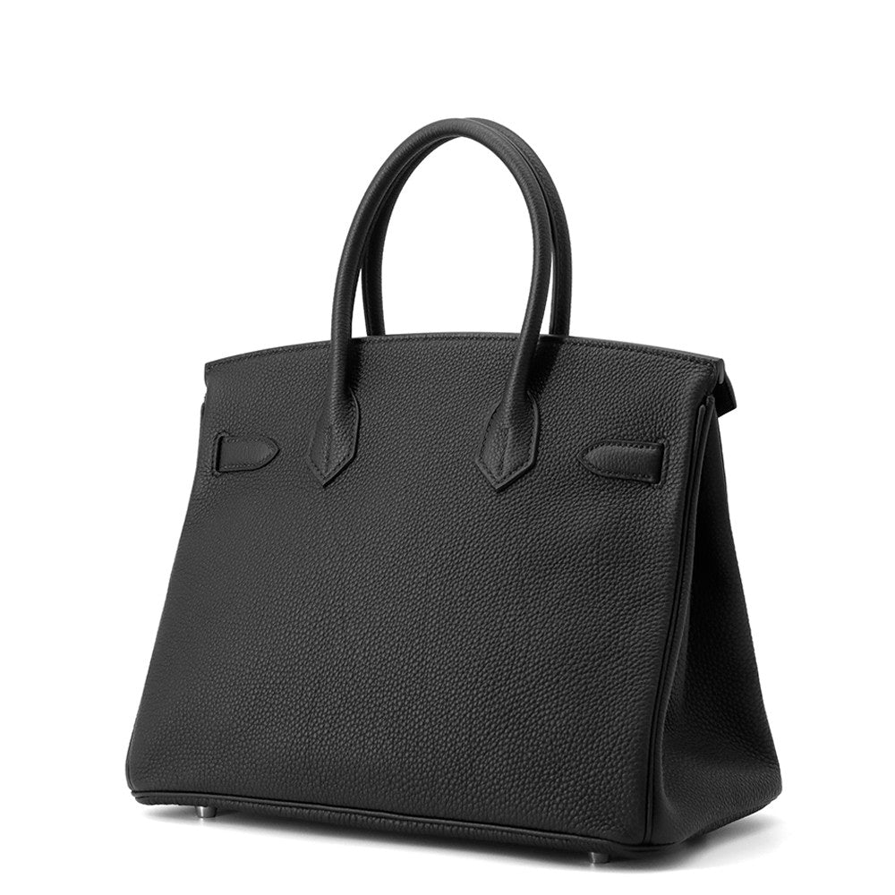 HERMES Birkin Black Togo Leather Size 30