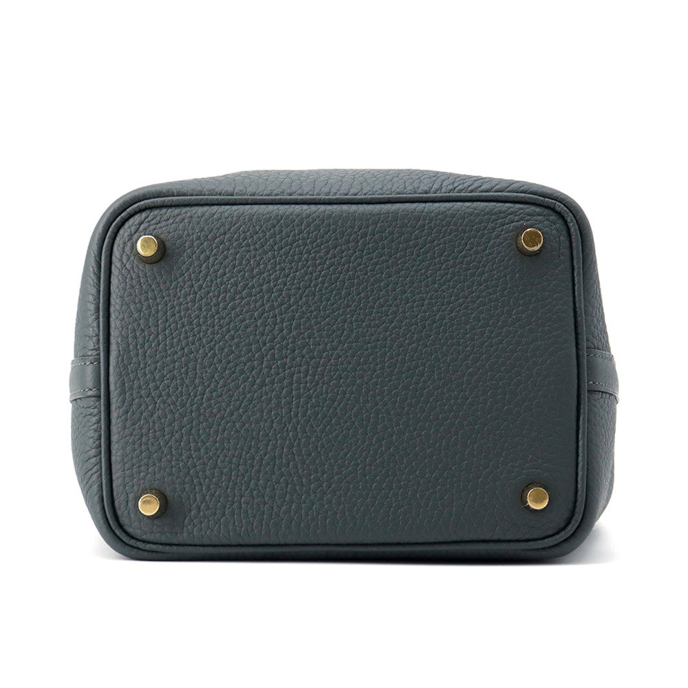 HERMES Picotin Lock Vert Mangrove Taurillon Clemence Size PM