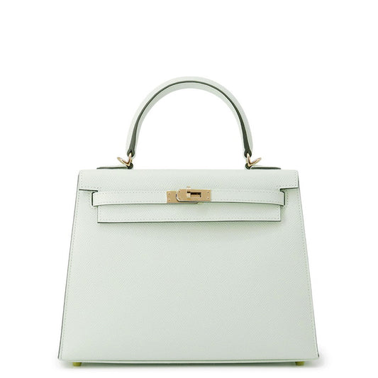 HERMES Kelly Sellier VertPeppermint Epsom Size 25