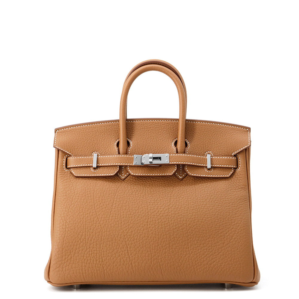 HERMES Birkin Gold Togo Leather Size 25