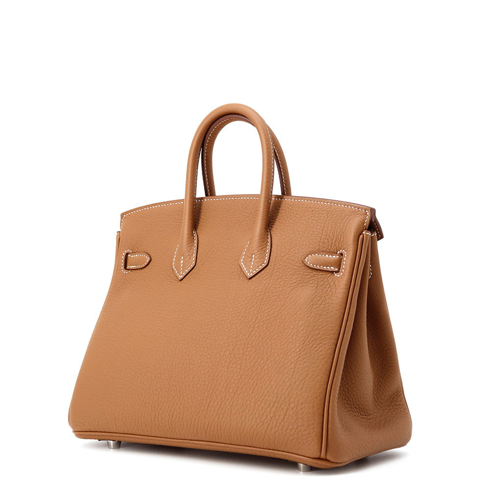 HERMES Birkin Gold Togo Leather Size 25