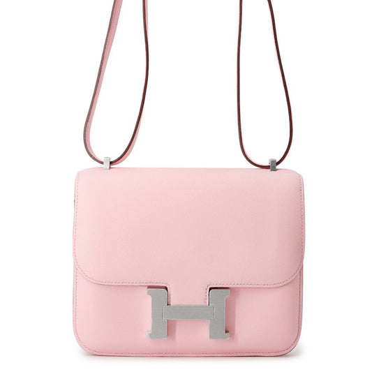 HERMES Constance3 Miroir Rose Sakura Swift Leather Size Mini