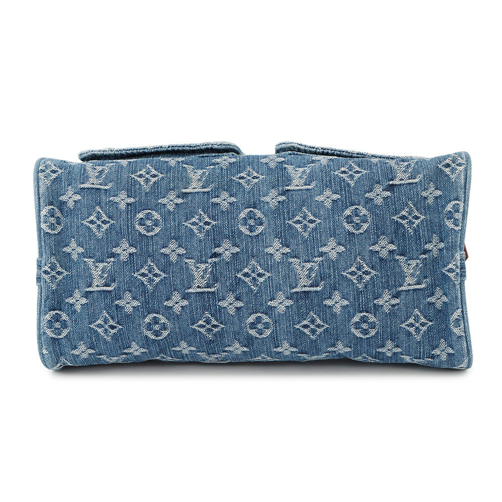 LOUIS VUITTON Neo Speedy Blue/YellowM95019 Monogram Denim