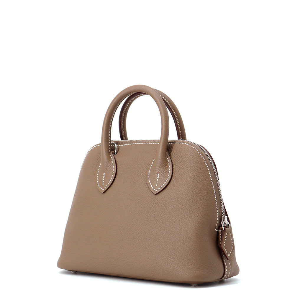 HERMES Bolide 1923 Etoupe Evercolor Size Mini