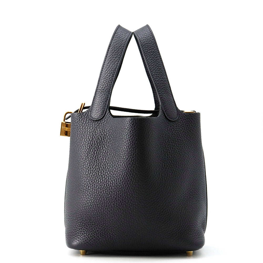 HERMES Picotin Lock Caban Taurillon Clemence Size PM