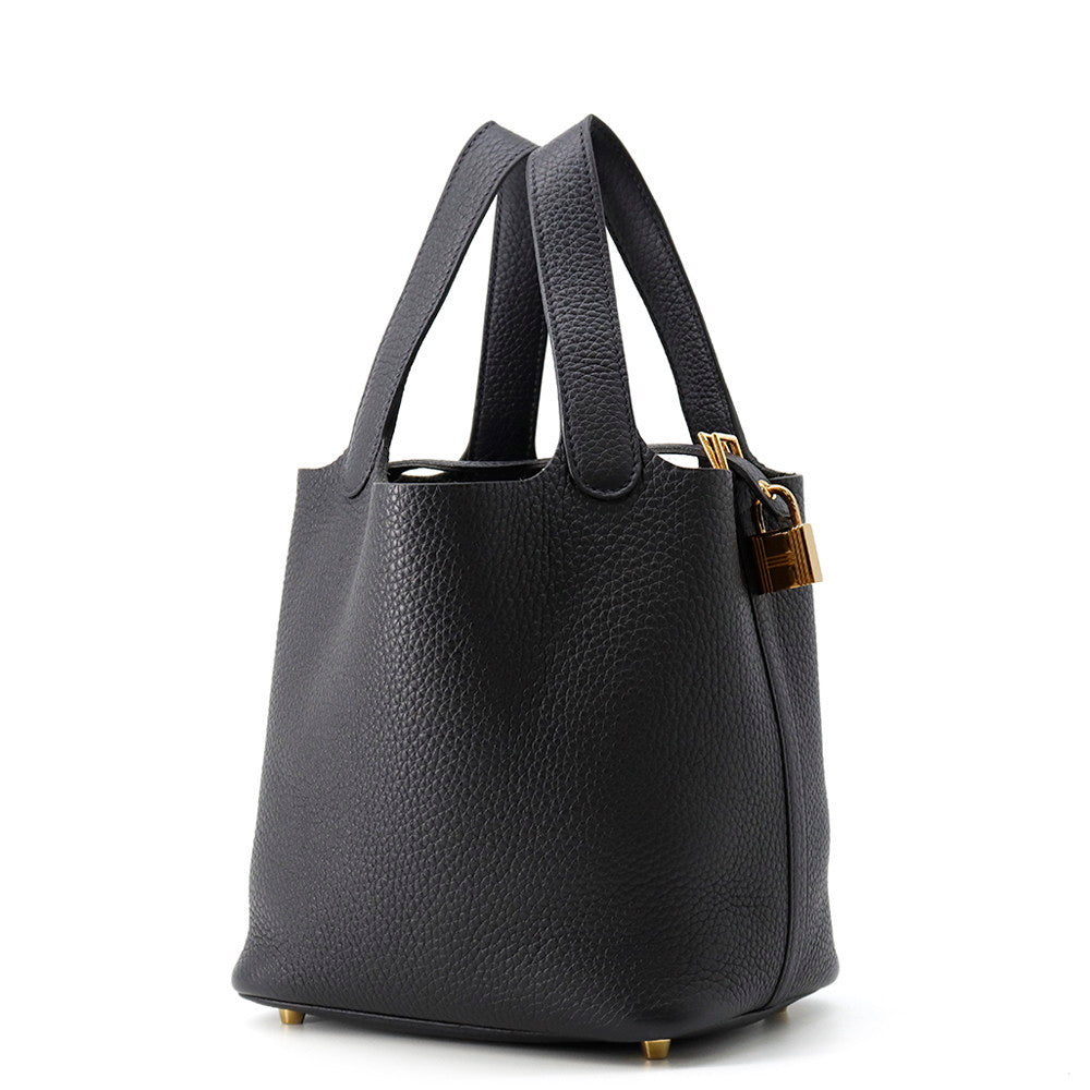 HERMES Picotin Lock Caban Taurillon Clemence Size PM