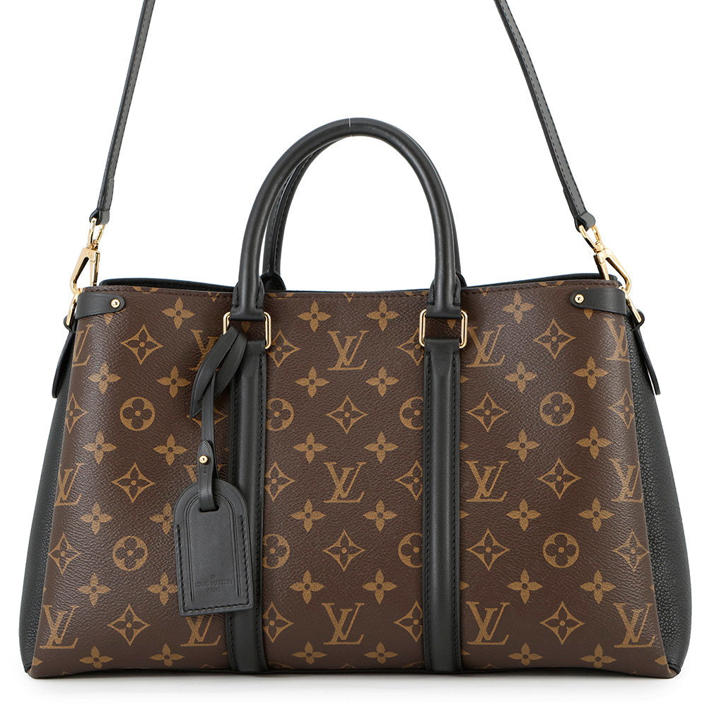 LOUIS VUITTON Soufflot NV NoirM44817 Monogram Macassar Canvas Size MM
