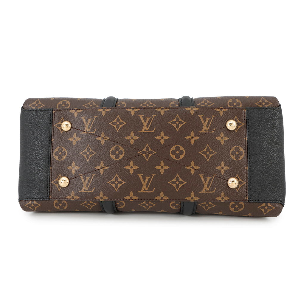 LOUIS VUITTON Soufflot NV NoirM44817 Monogram Macassar Canvas Size MM