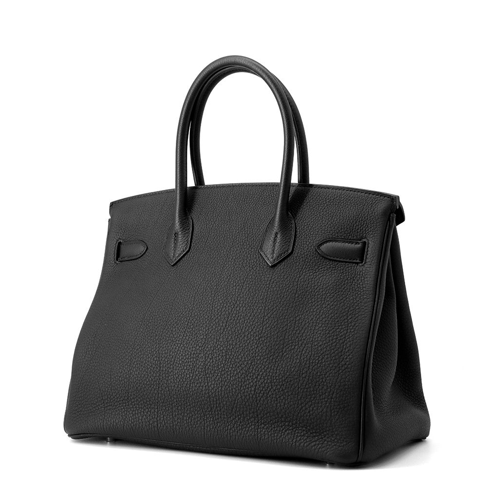HERMES Birkin Black Togo Leather Size 30